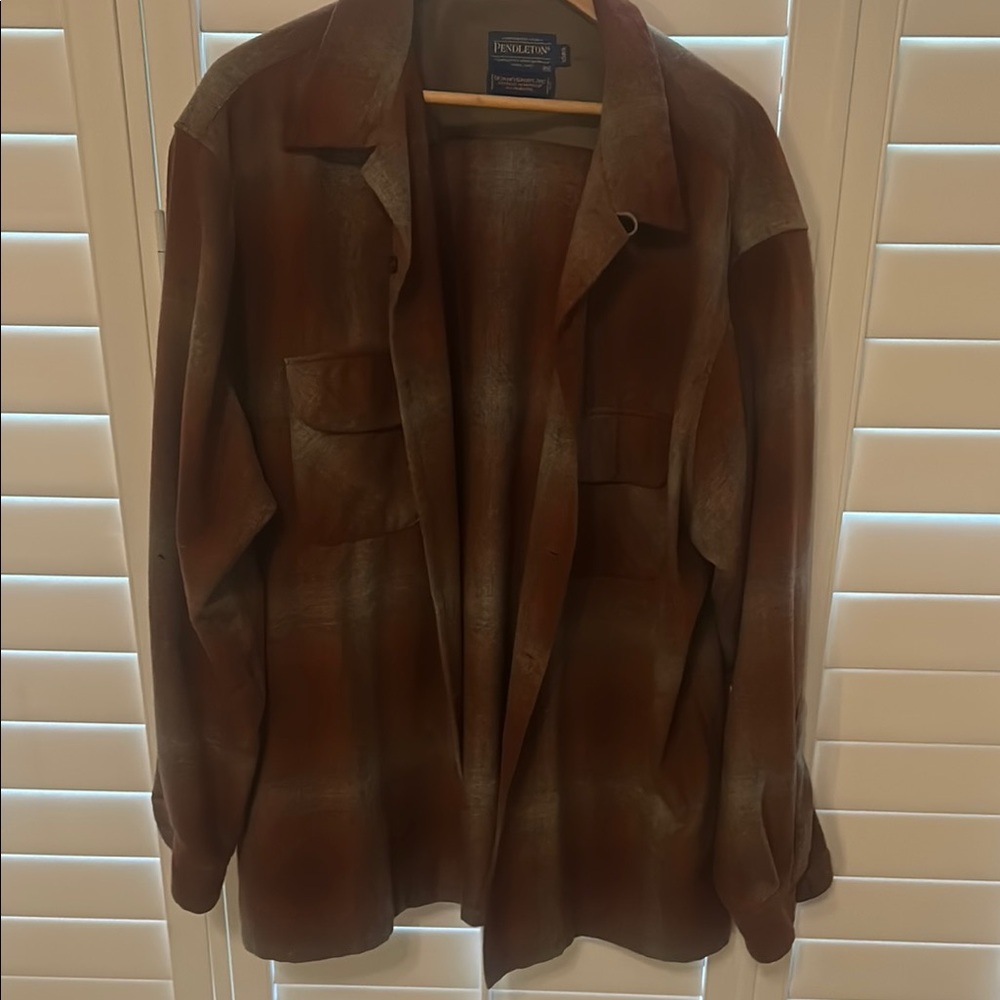 Pendleton Brown Plaid Men's Jacket